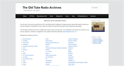 Desktop Screenshot of oldtuberadio.com